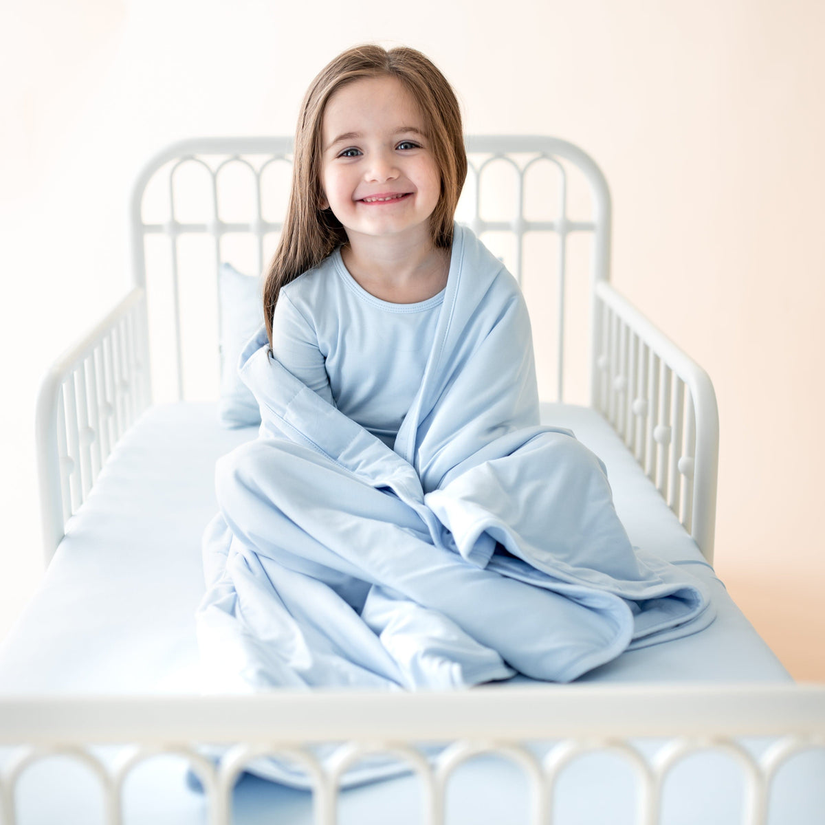 Long Sleeve Pajamas in Breeze