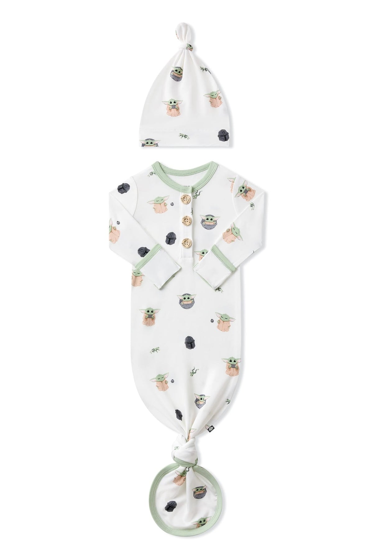 Knotted Day Gown with Hat Set in Grogu™