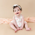 Spaghetti Strap Ruffle Romper in Bow