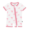 Zippered Shortall Romper in Bow