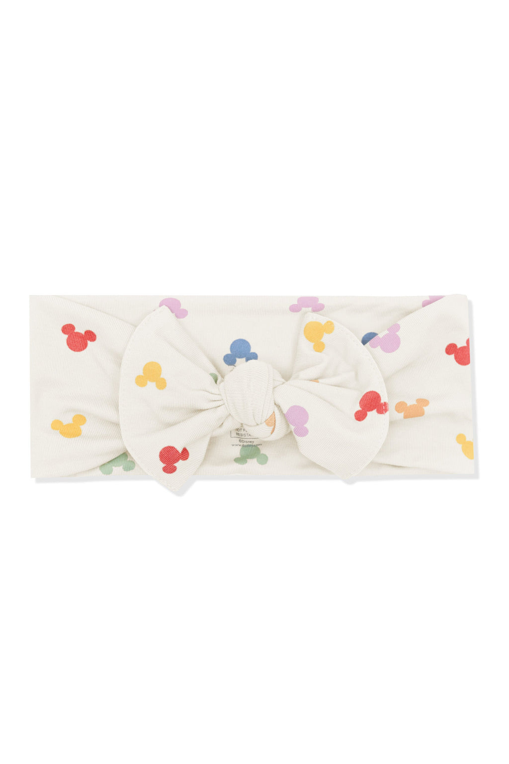 Knotted Bow Headband in Pastel Mickey Mouse