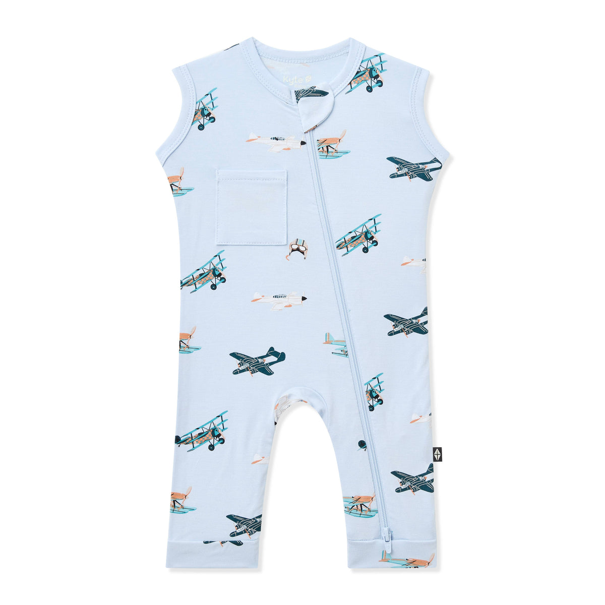 Zippered Sleeveless Romper in Take Off