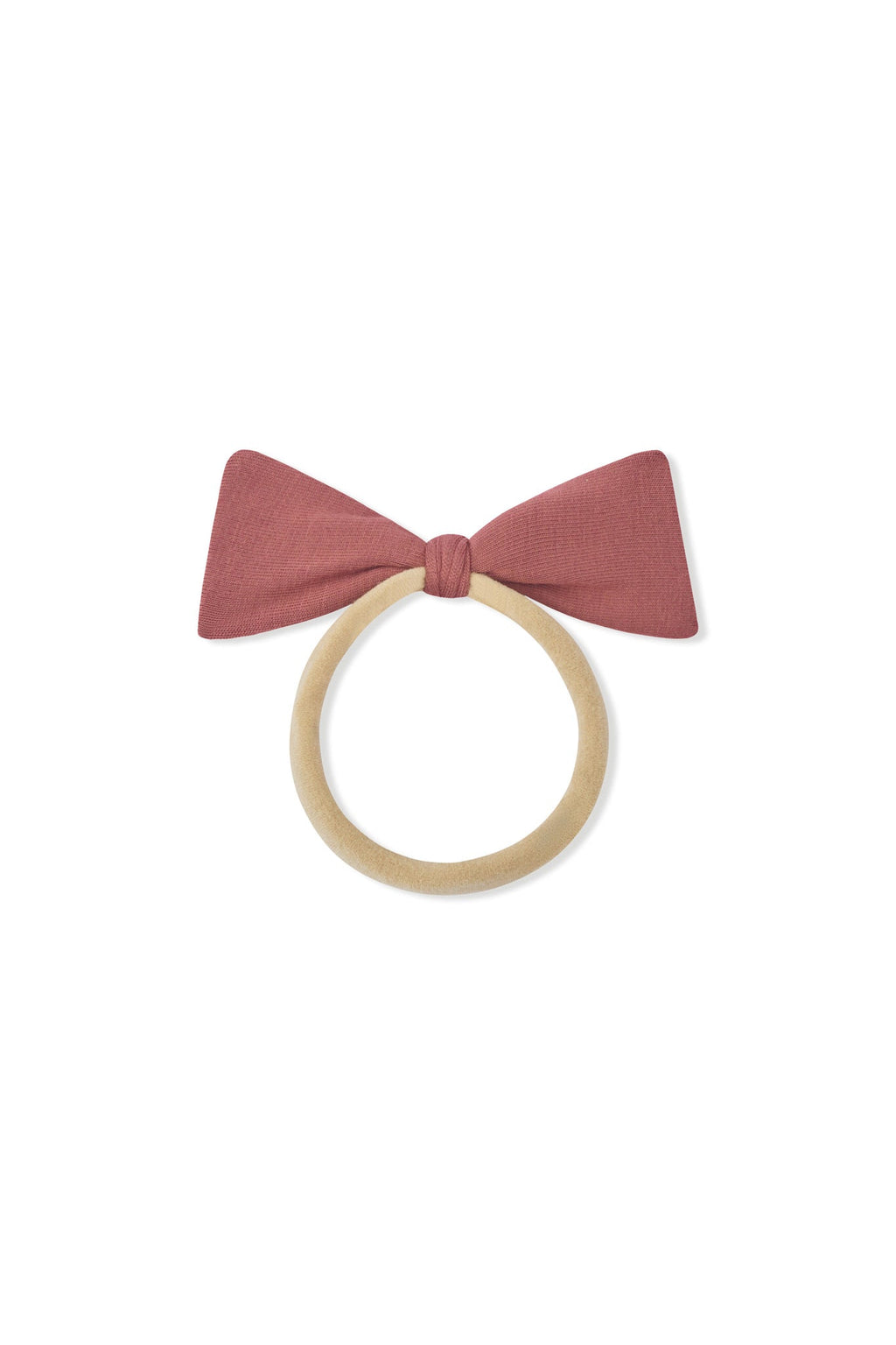 Tiny Nylon Bow in Ember