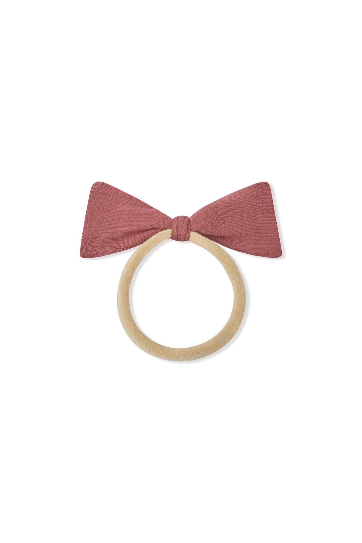 Tiny Nylon Bow in Ember