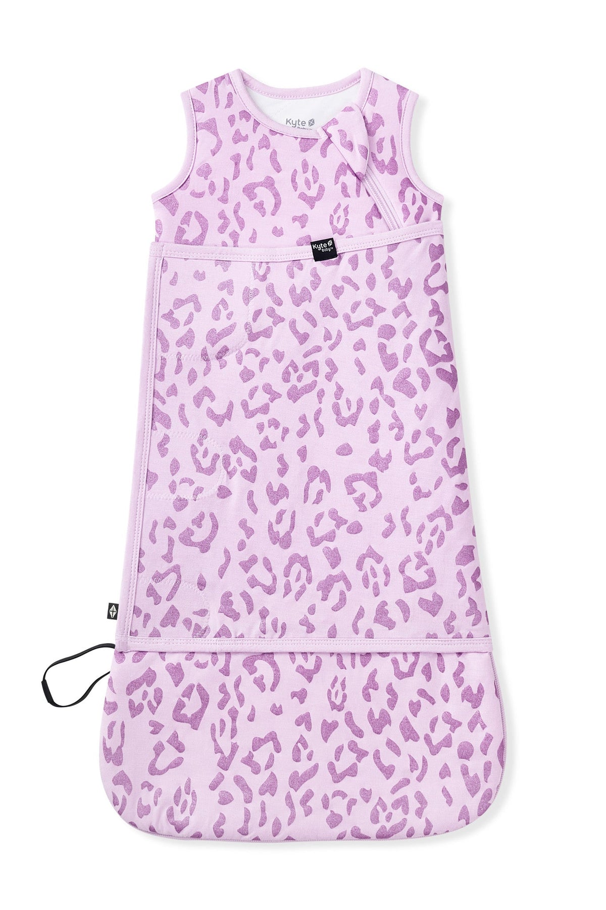 Sleep Bag Swaddler in Thistle Leopard 1.0