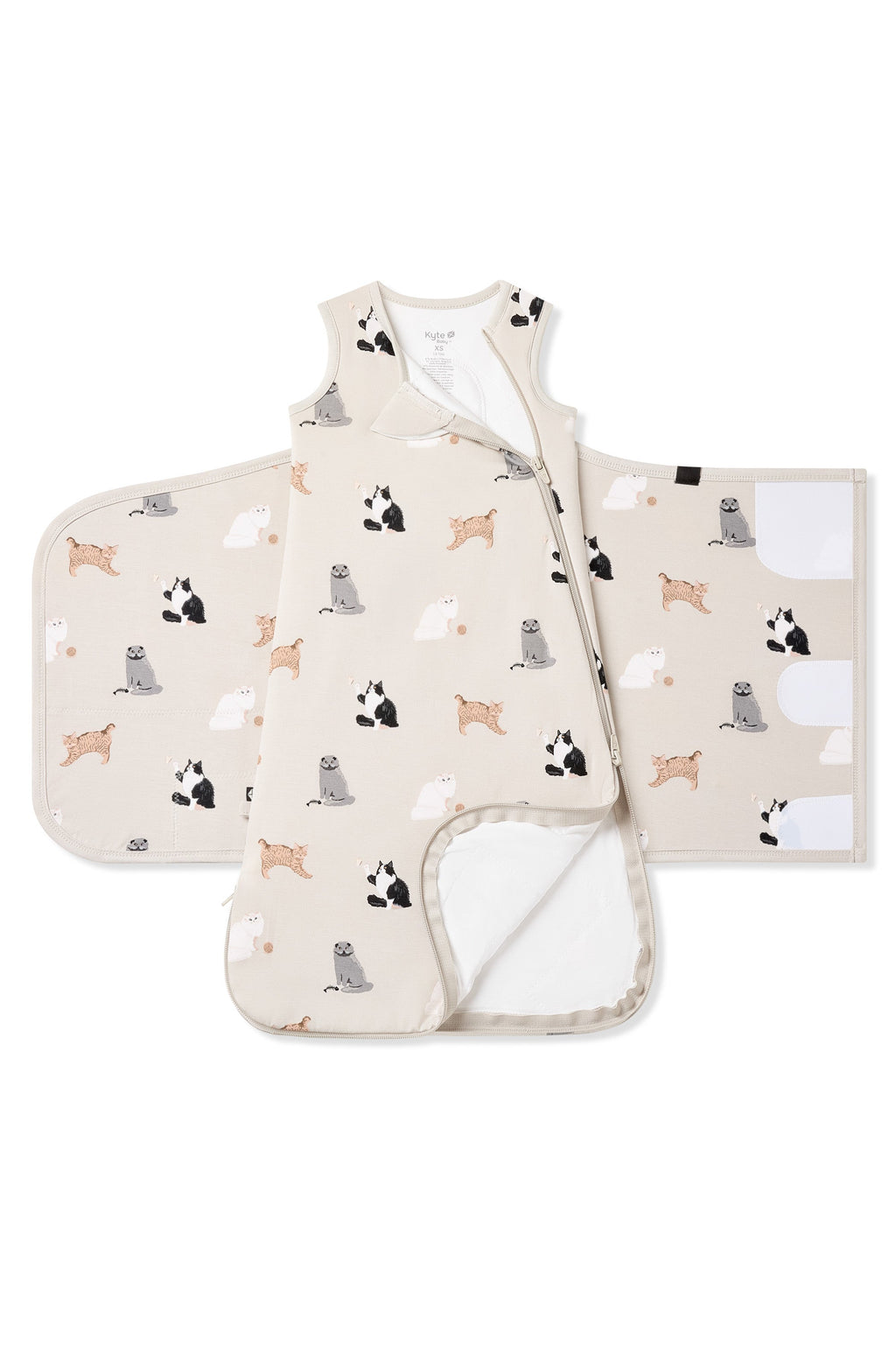Sleep Bag Swaddler in Fluffy Cat 1.0