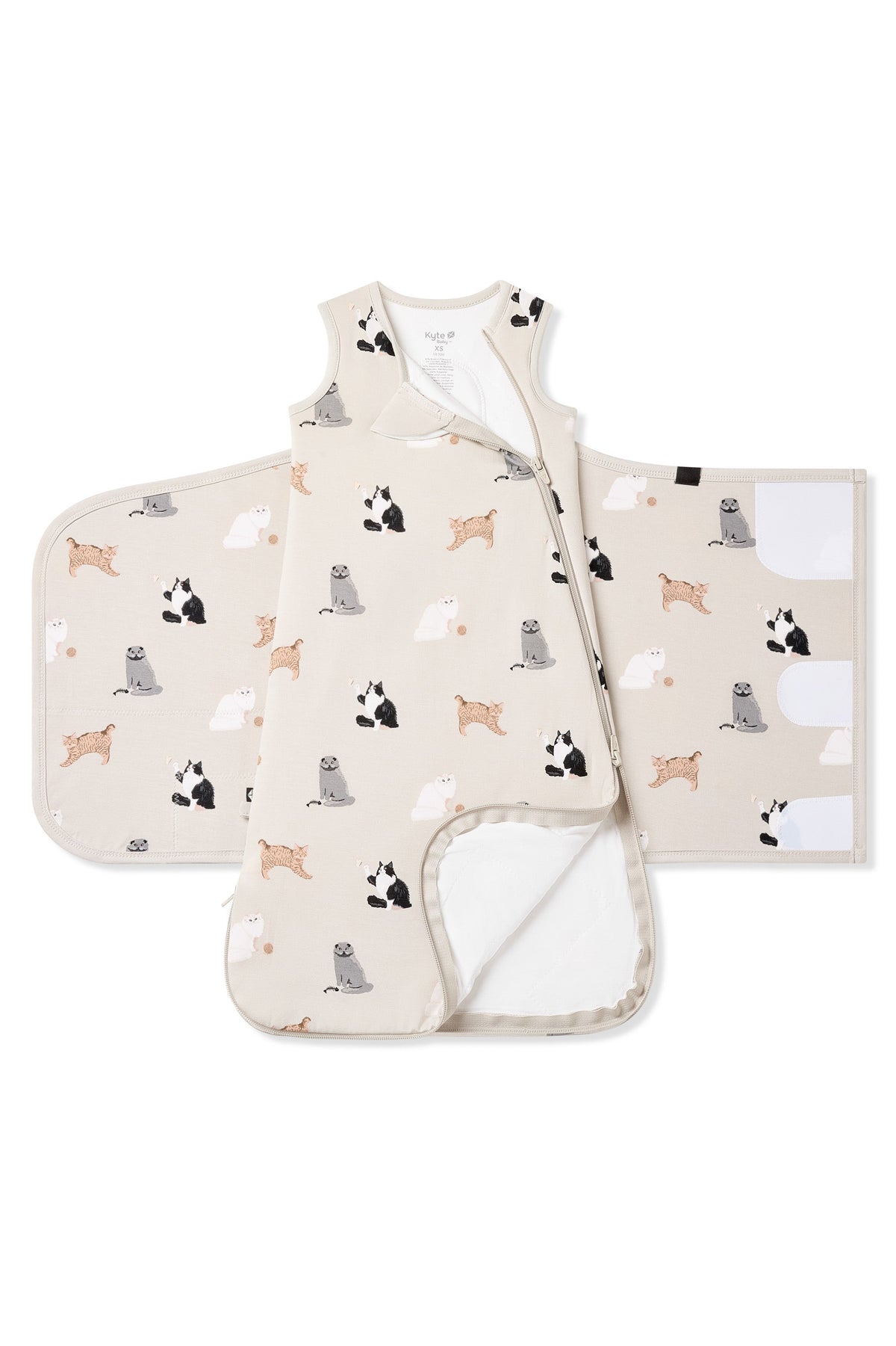 Sleep Bag Swaddler in Fluffy Cat 1.0