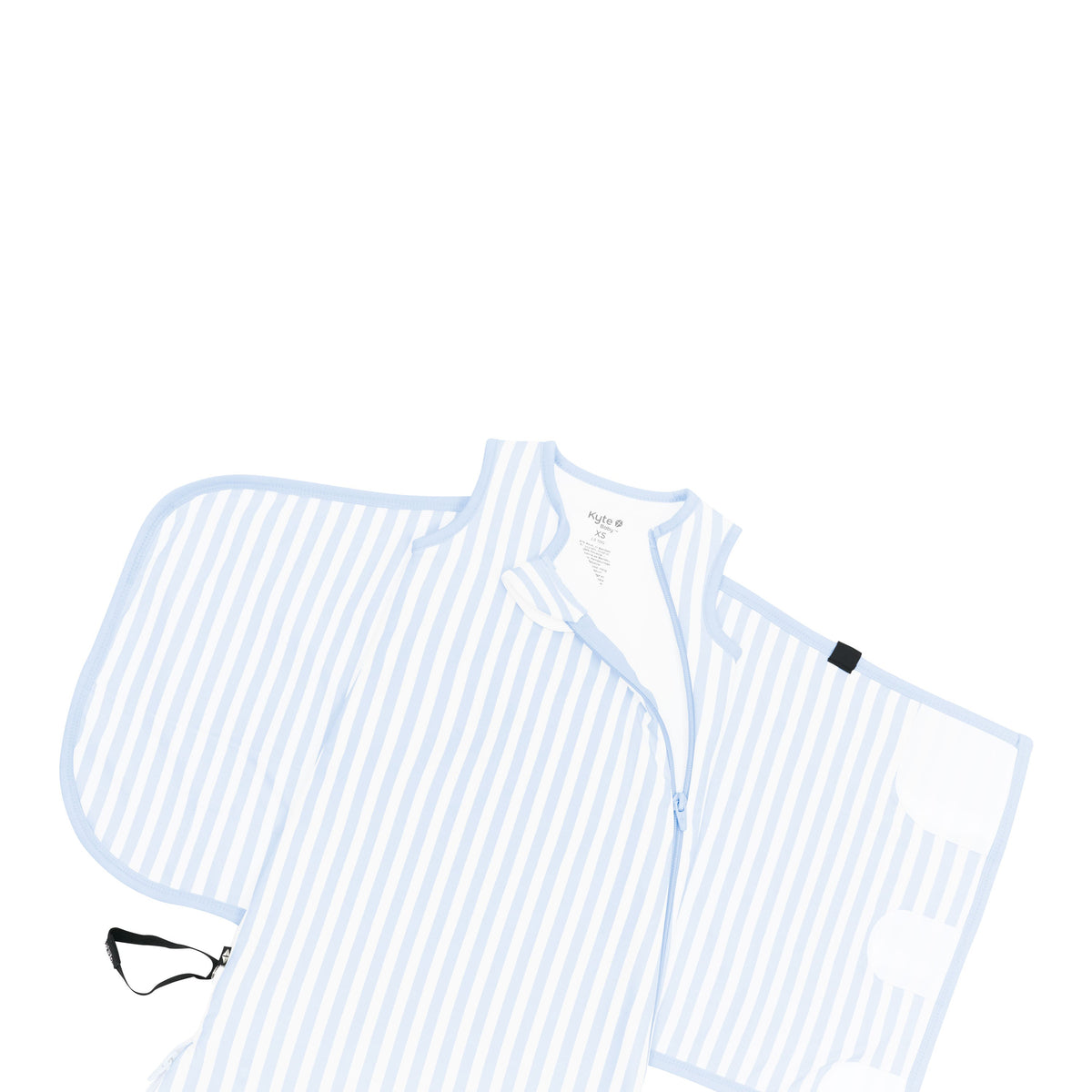 Sleep Bag Swaddler in Small Mist Stripe 1.0