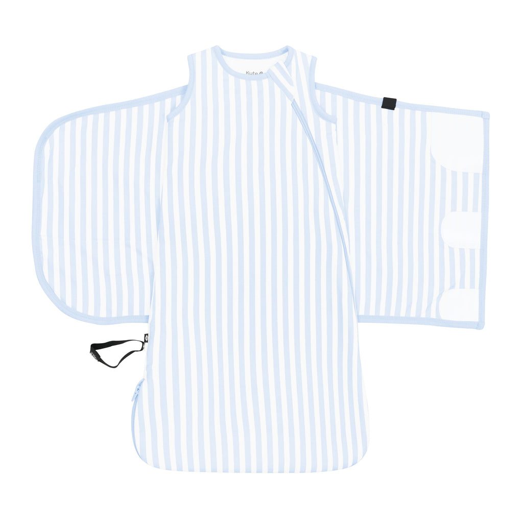 Sleep Bag Swaddler in Small Mist Stripe 1.0