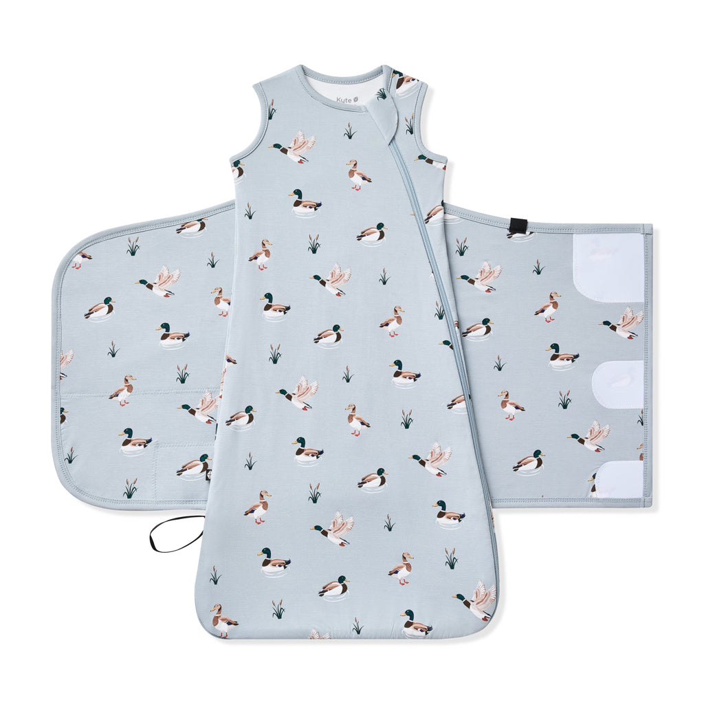 Sleep Bag Swaddler in Mallard Duck 0.5