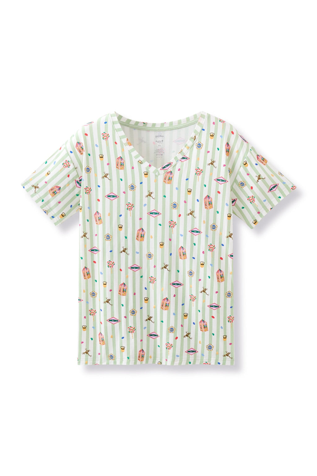 Women's Oversized V-Neck Tee in Honeydukes