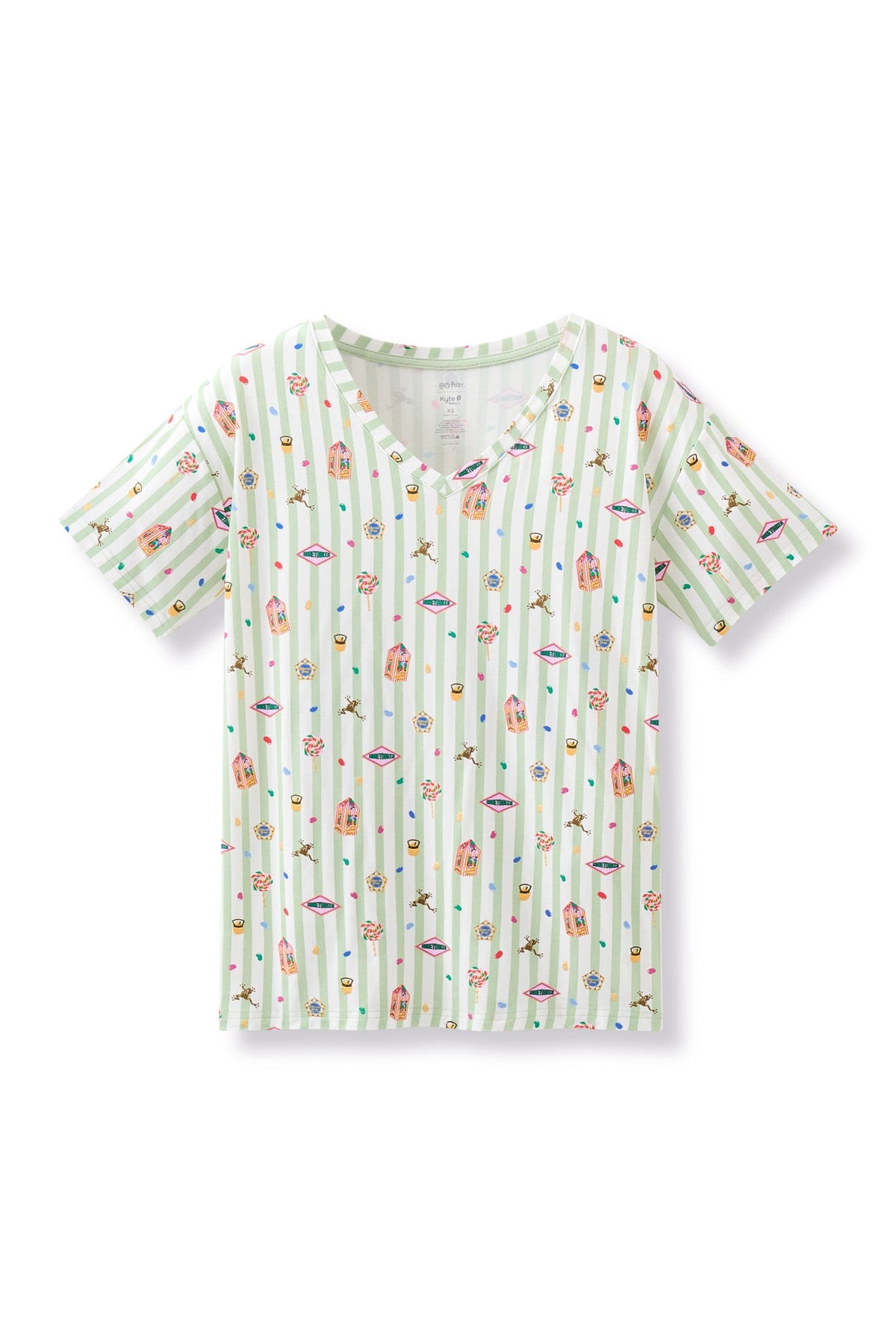 Women's Oversized V-Neck Tee in Honeydukes