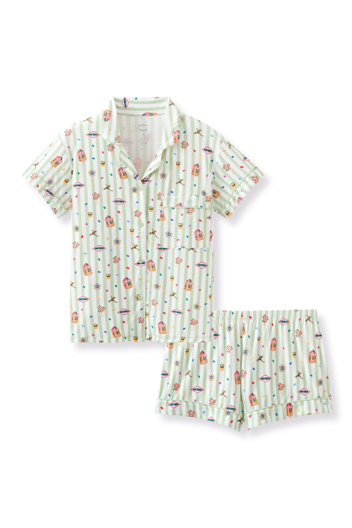 Women's Short Sleeve Pajama Set in Honeydukes