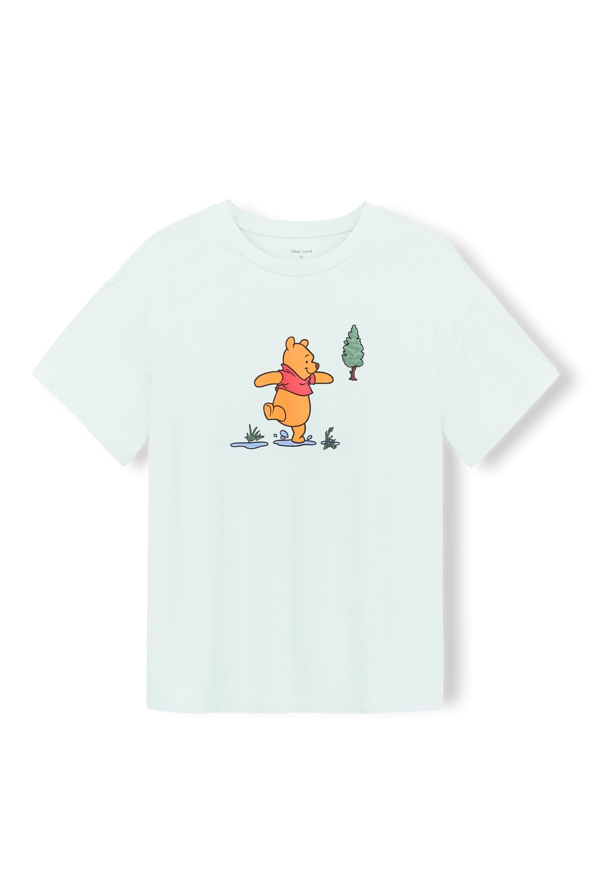 Women's Graphic Tee in Winnie the Pooh on Dew