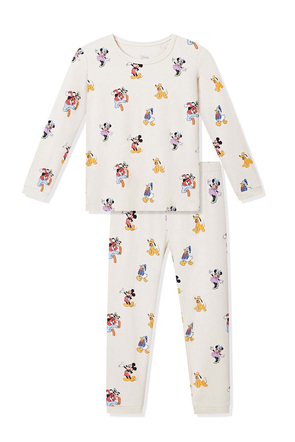 Long Sleeve Pajamas in Mickey Mouse & Friends