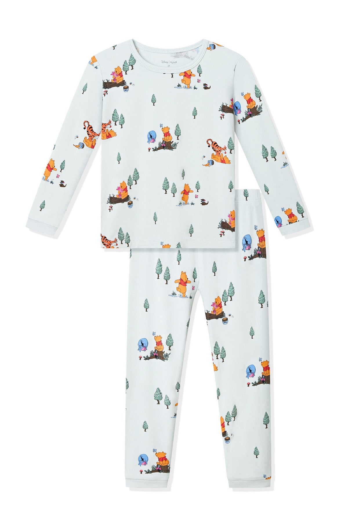 Long Sleeve Pajamas in Winnie the Pooh Hundred Acre Wood