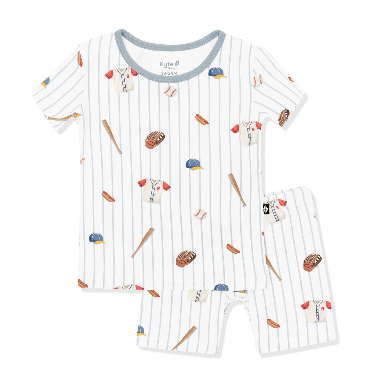 Short Sleeve Pajamas in Home Run