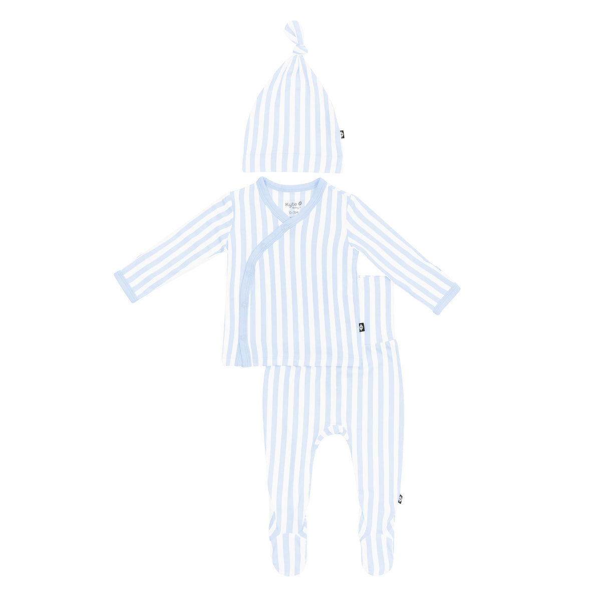 Take Me Home Set with Cap in Small Mist Stripe