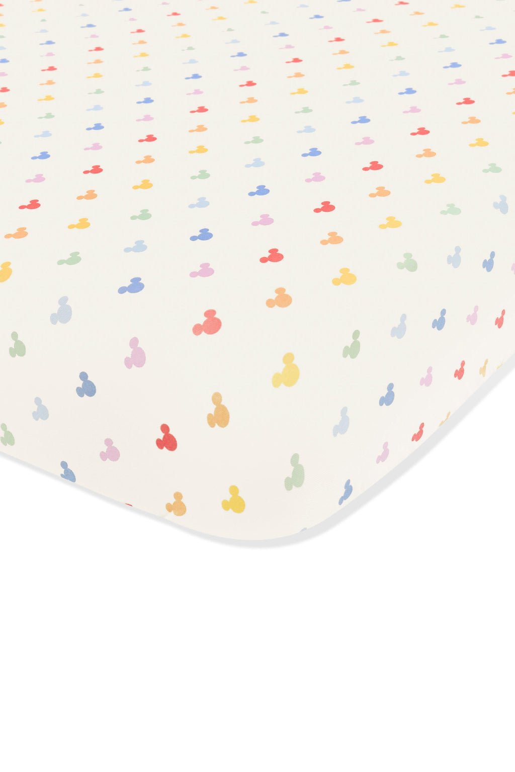 Crib Sheet in Pastel Mickey Mouse