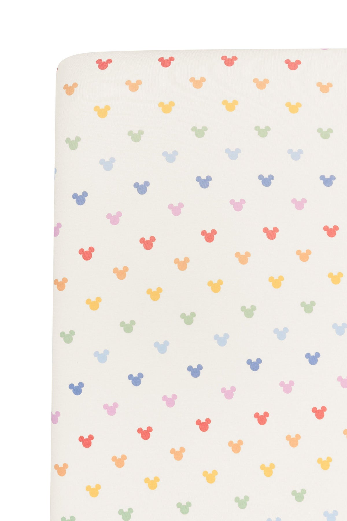 Crib Sheet in Pastel Mickey Mouse