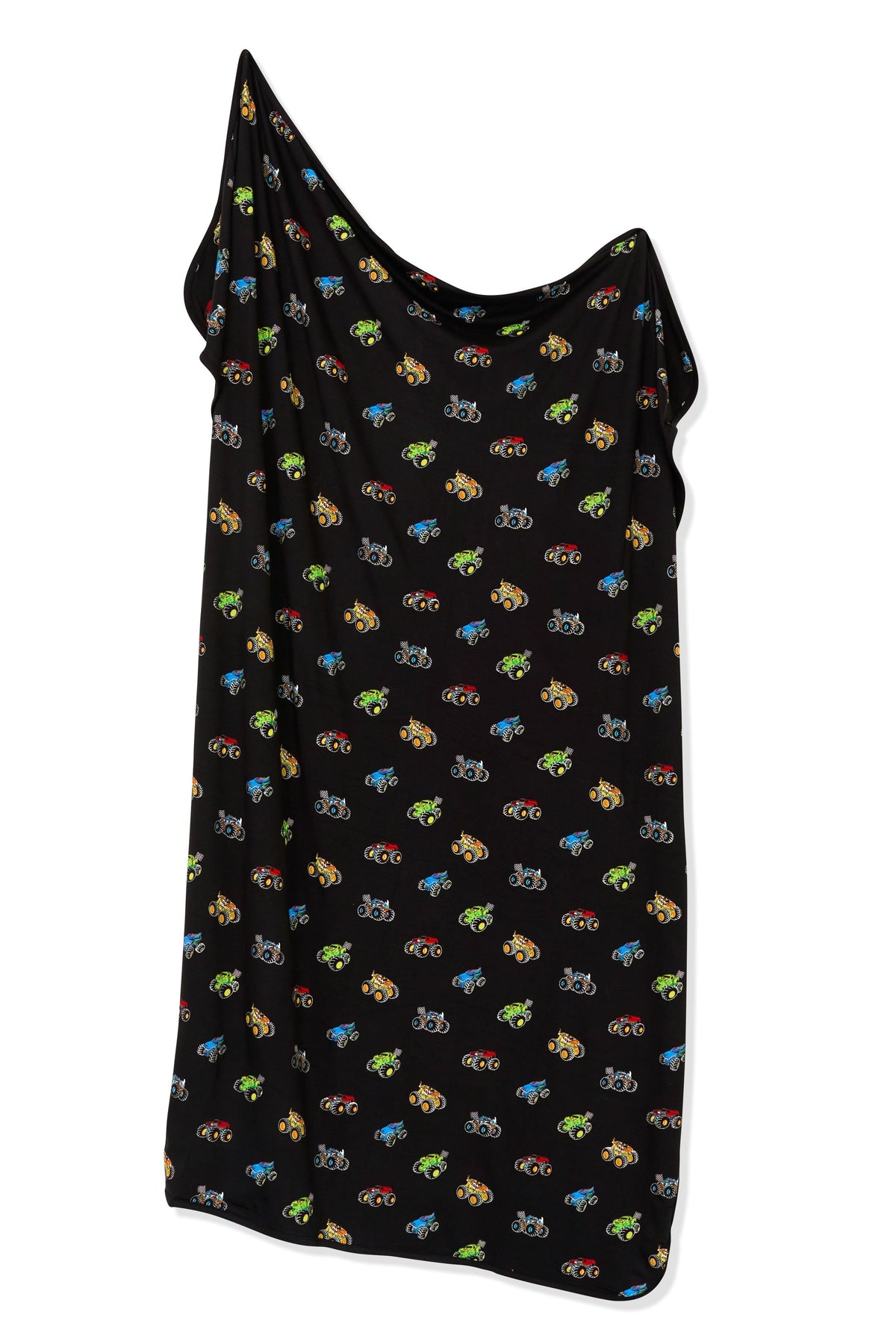 Swaddle Blanket in Monster Truck