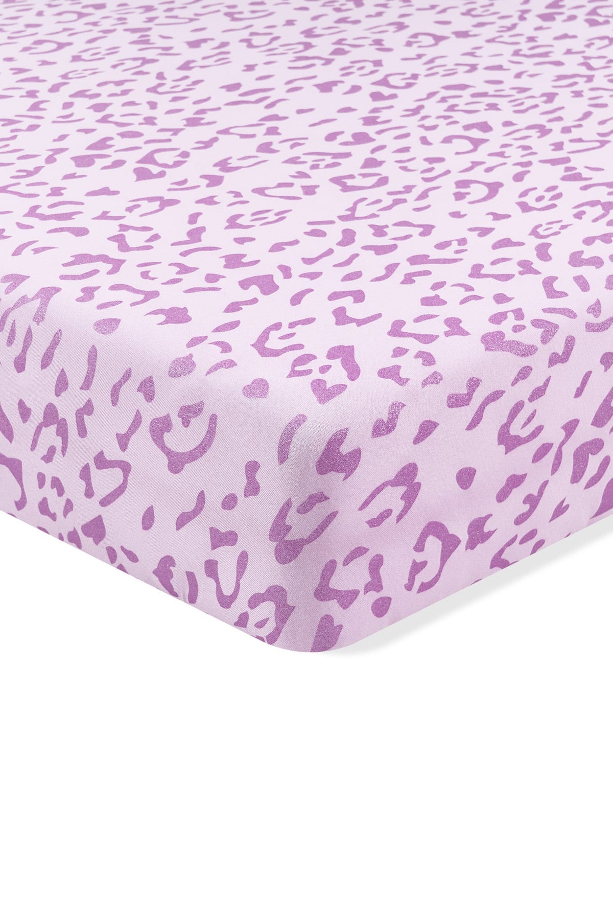 Twin Sheet in Thistle Leopard