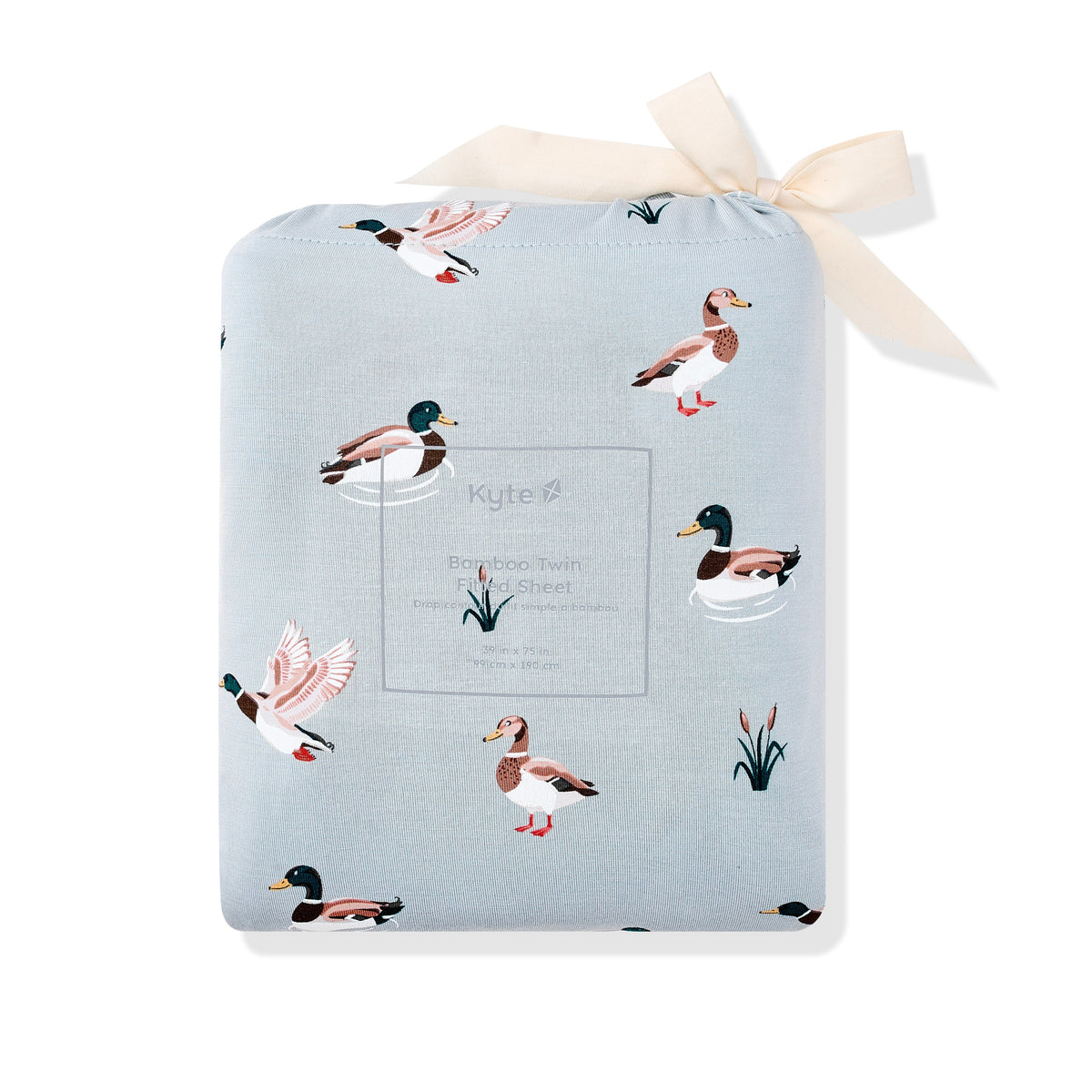 Twin Sheet in Mallard Duck