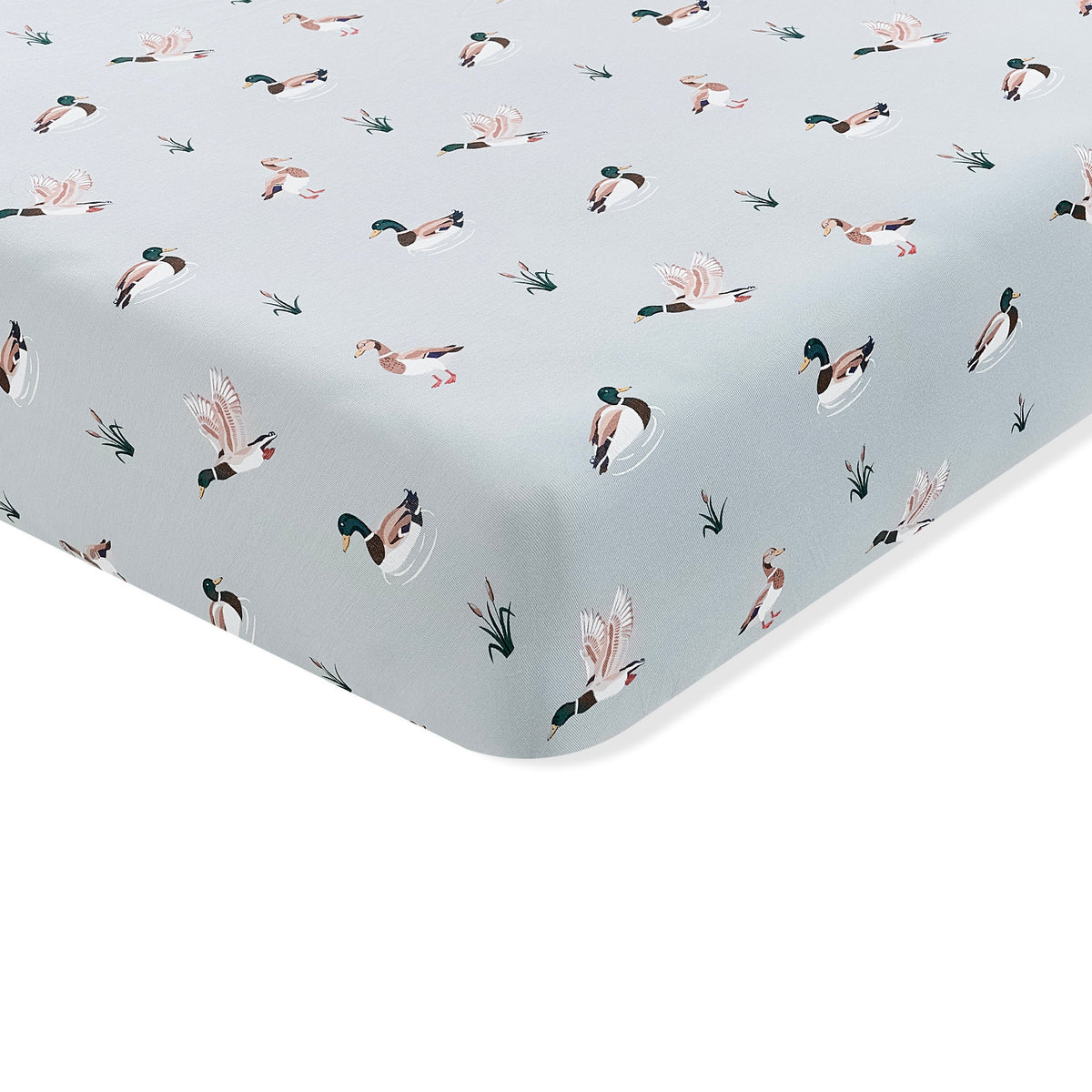 Twin Sheet in Mallard Duck