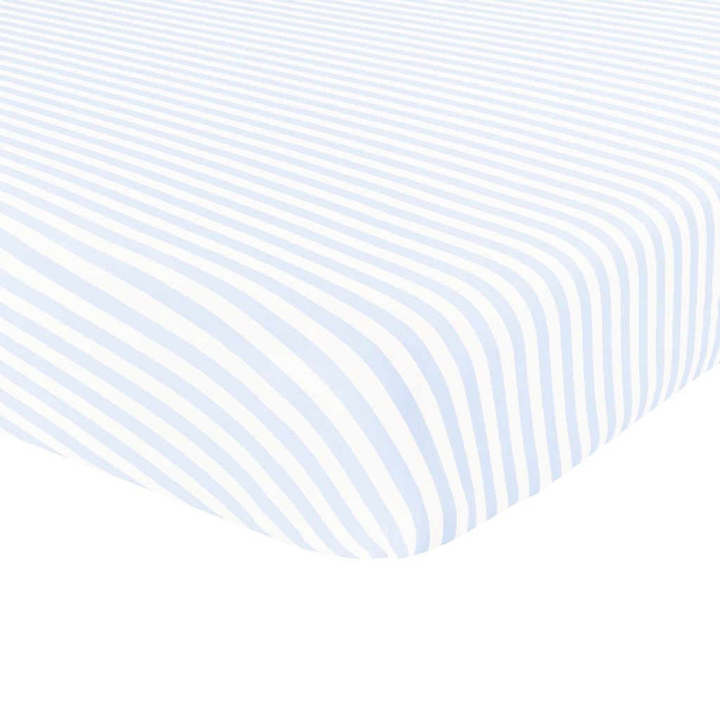 Twin Sheet in Small Mist Stripe