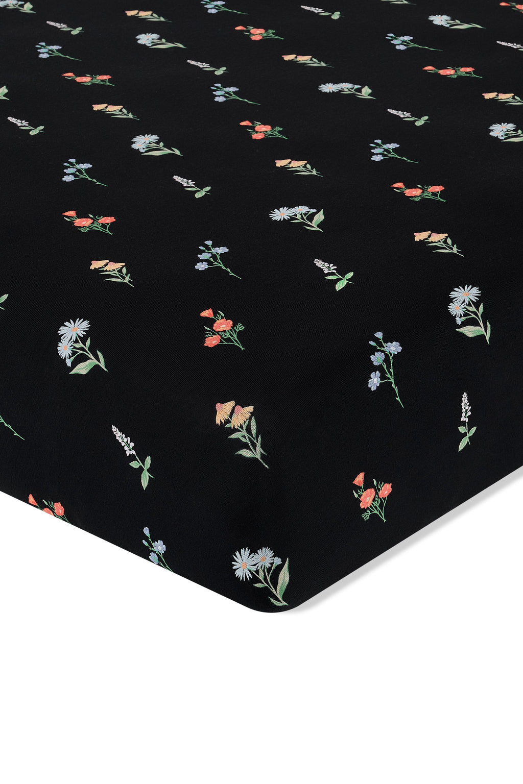 Twin Sheet in Midnight Wildflower