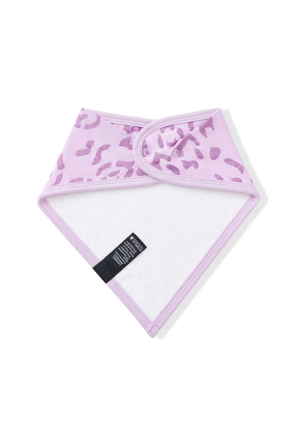 Bib in Thistle Leopard