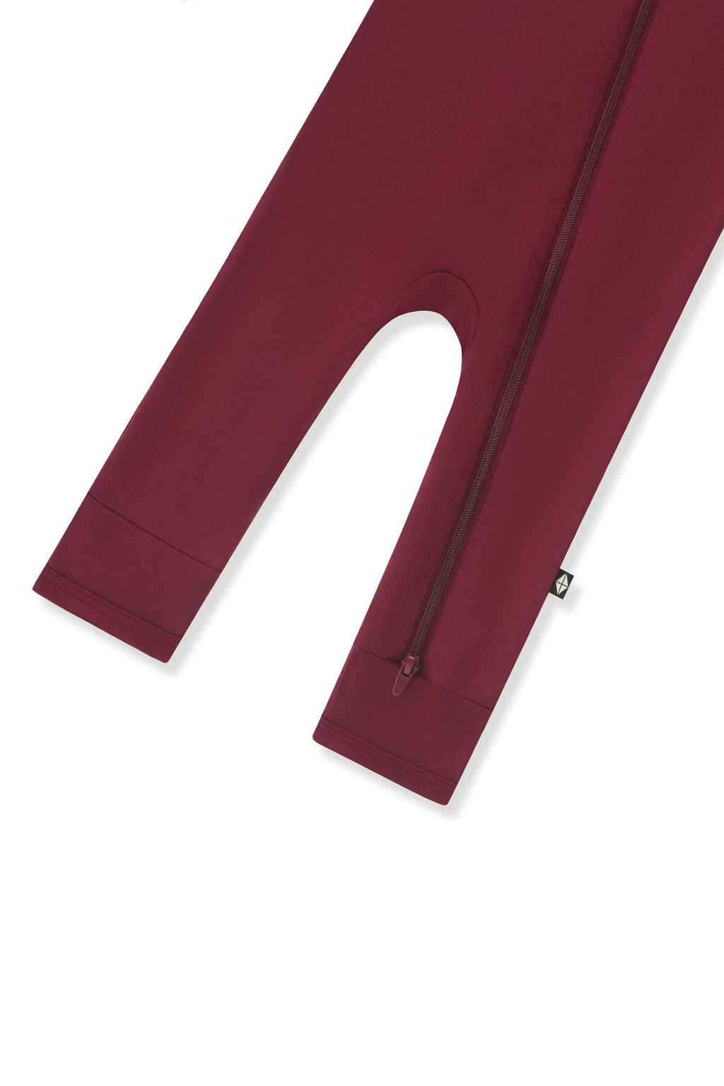Zippered Romper in Burgundy