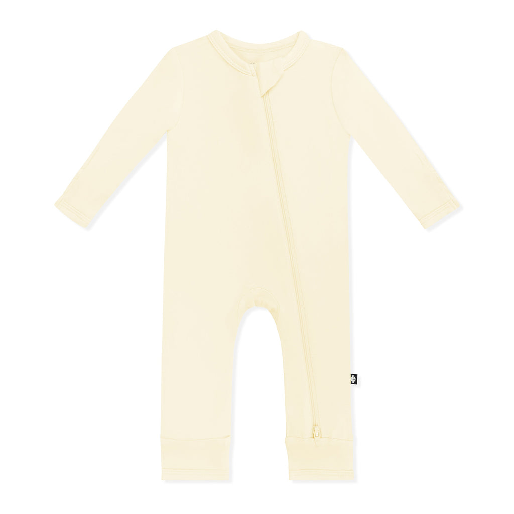 Zippered Romper in Chamomile