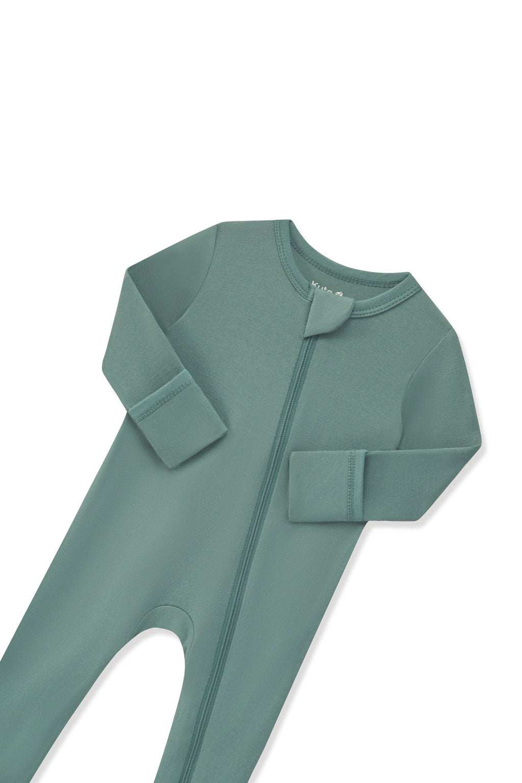 Zippered Romper in Pine