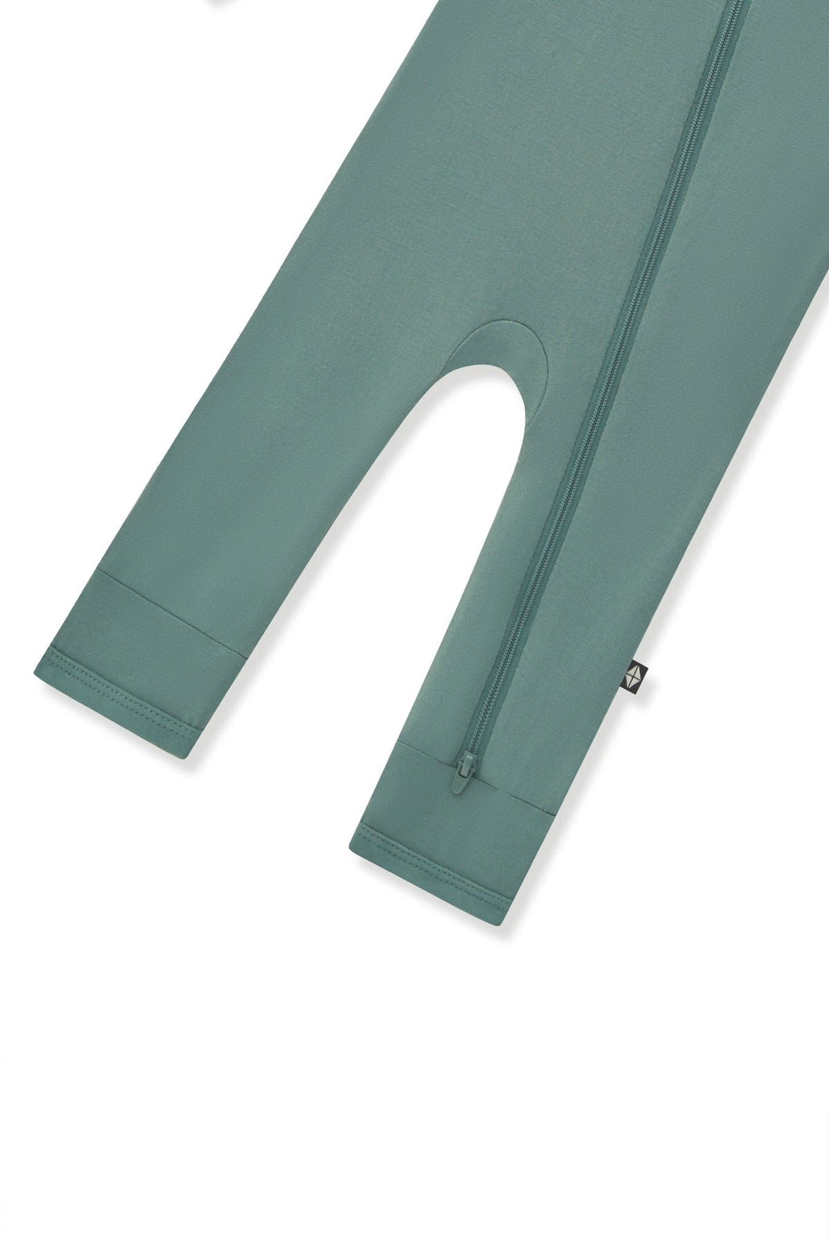 Zippered Romper in Pine