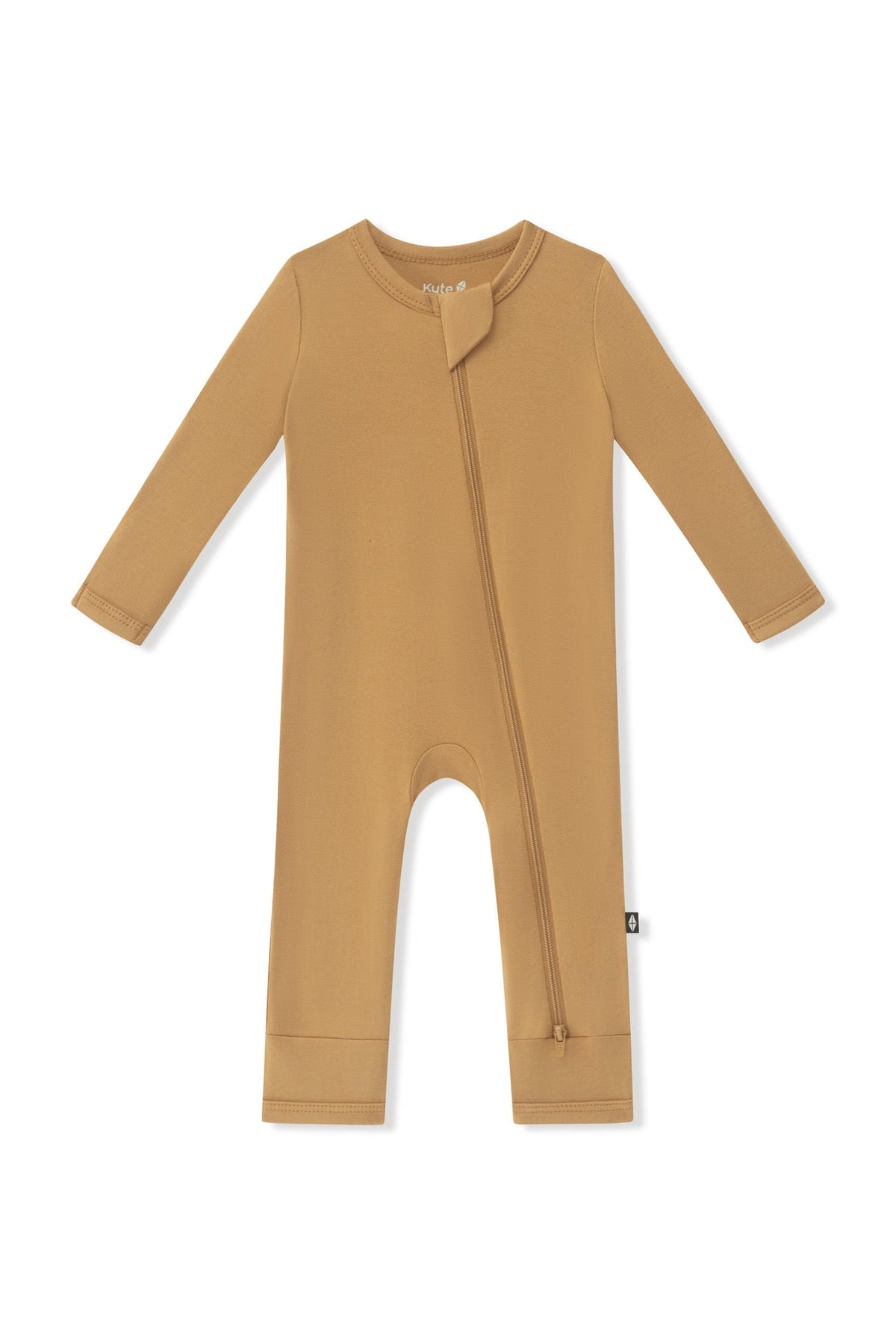 Zippered Romper in Ochre