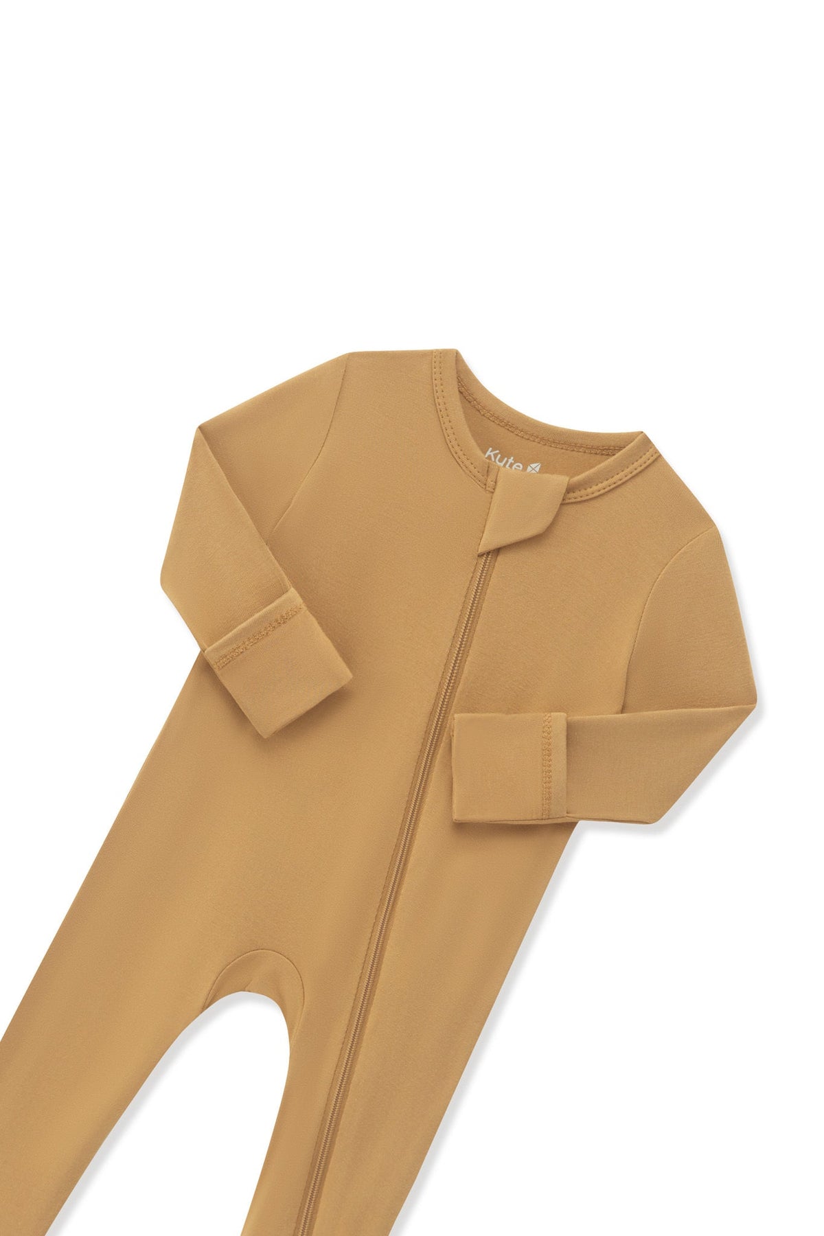 Zippered Romper in Ochre