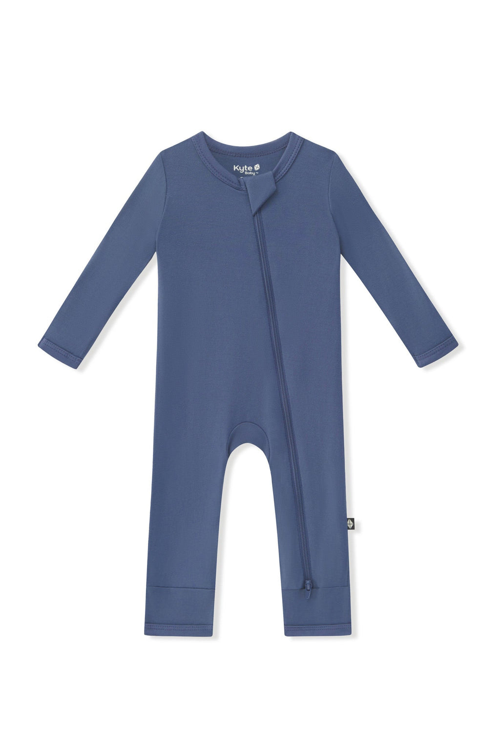 Zippered Romper in Oxford