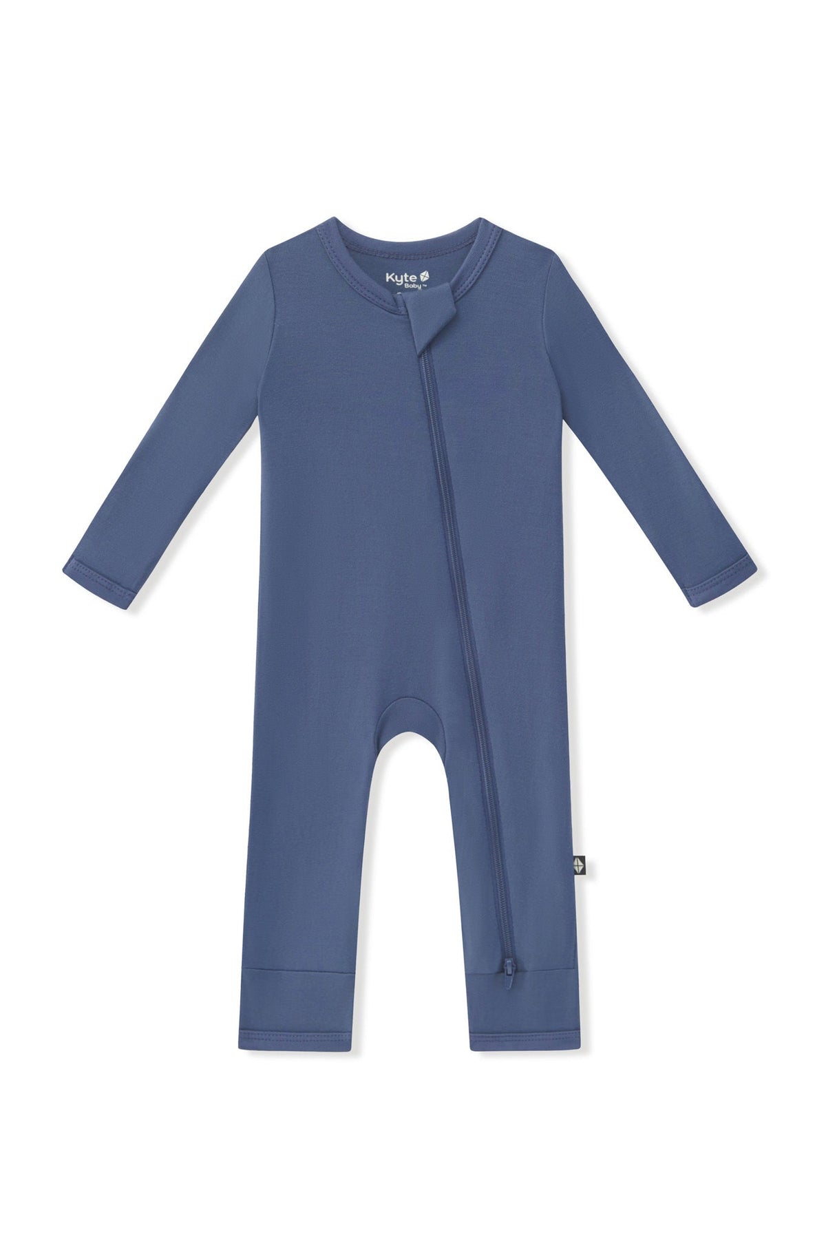 Zippered Romper in Oxford