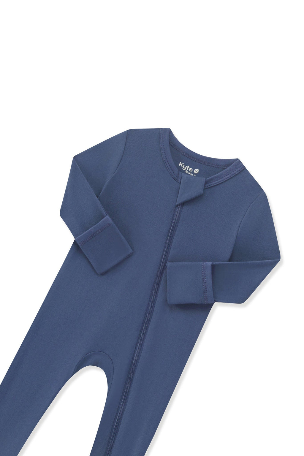 Zippered Romper in Oxford