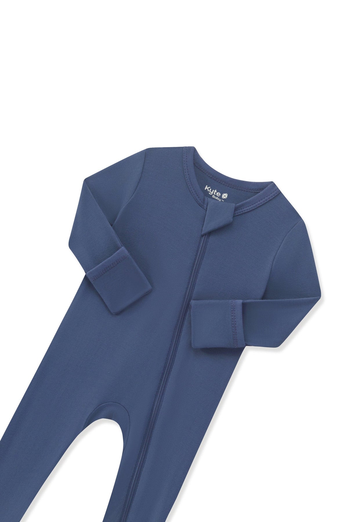 Zippered Romper in Oxford