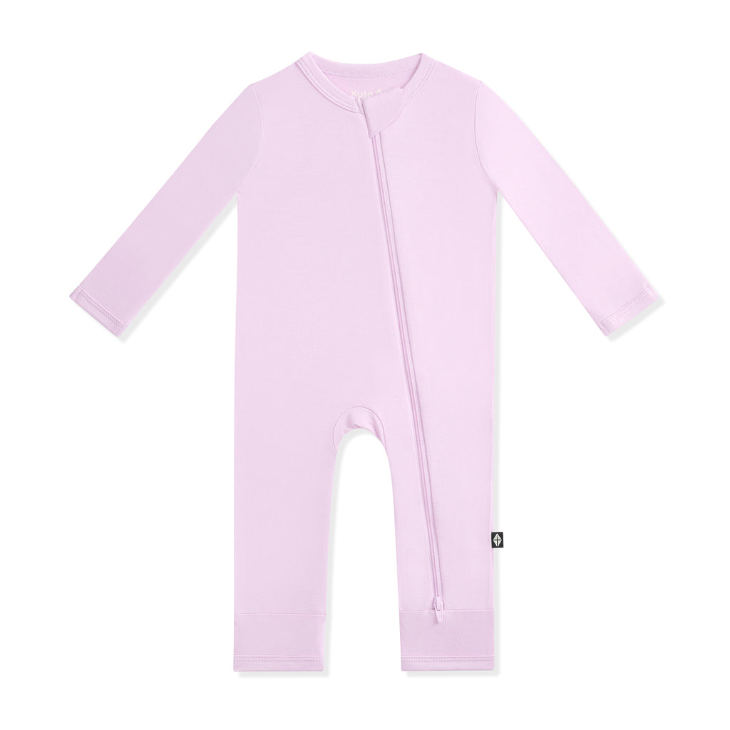 Zippered Romper in Thistle