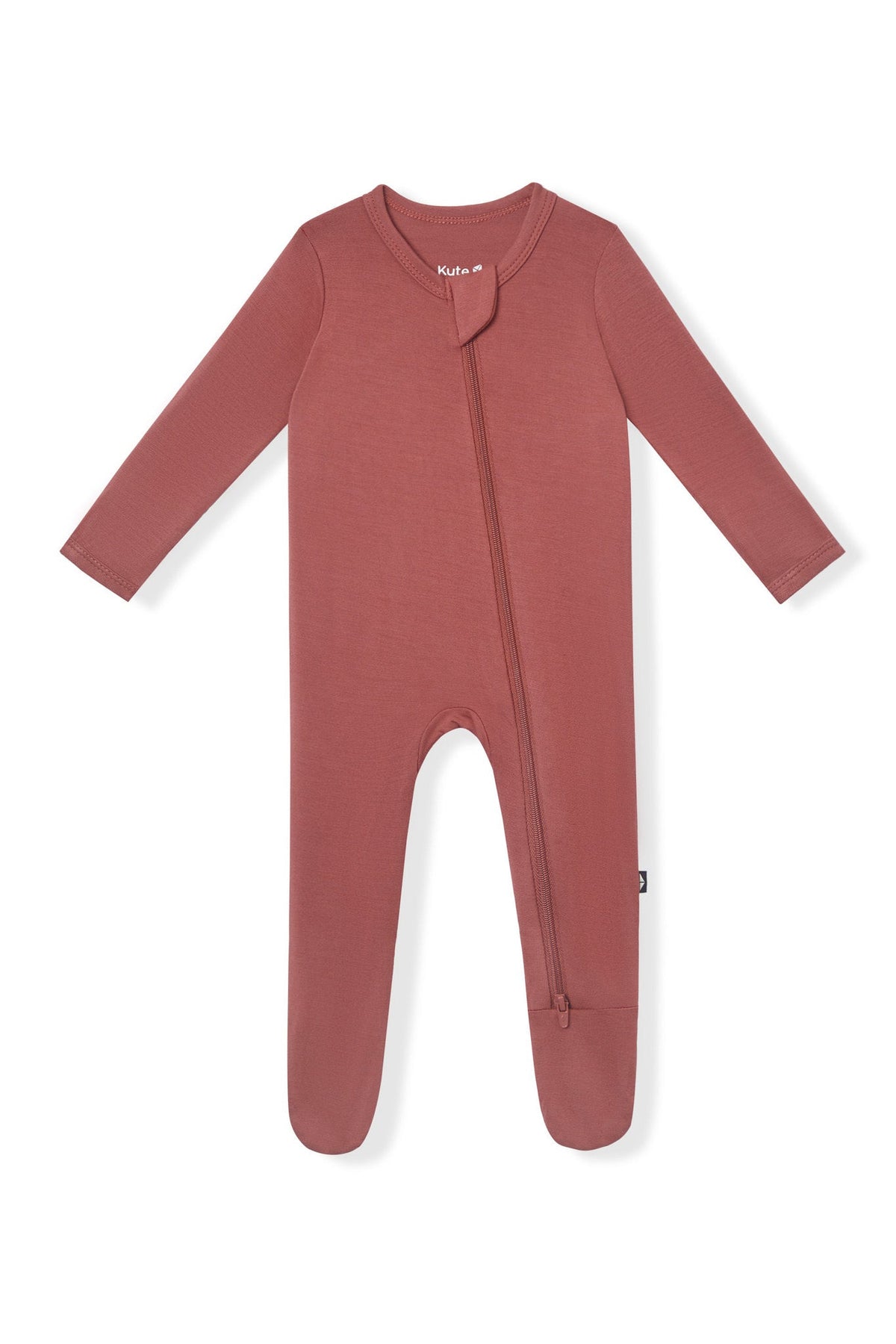 Zippered Footie in Ember