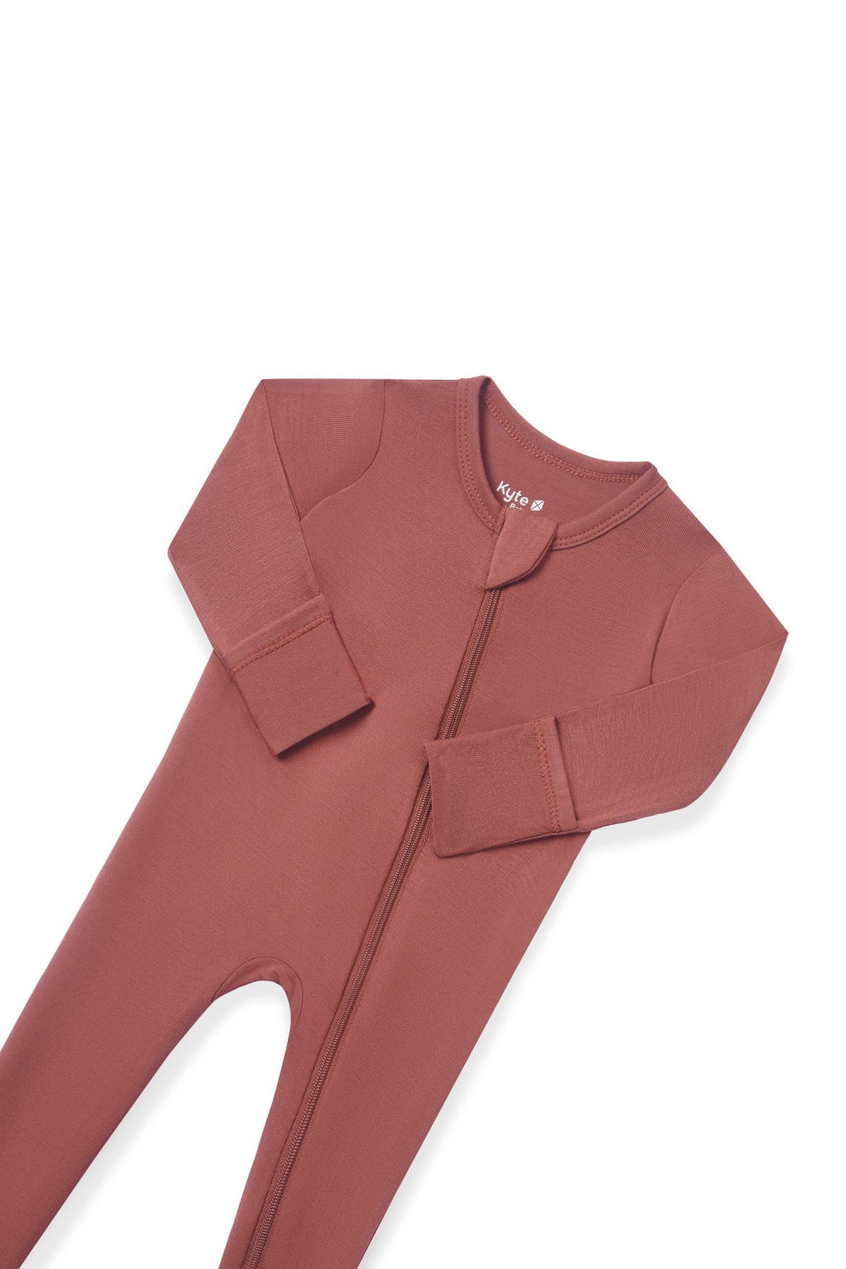 Zippered Footie in Ember