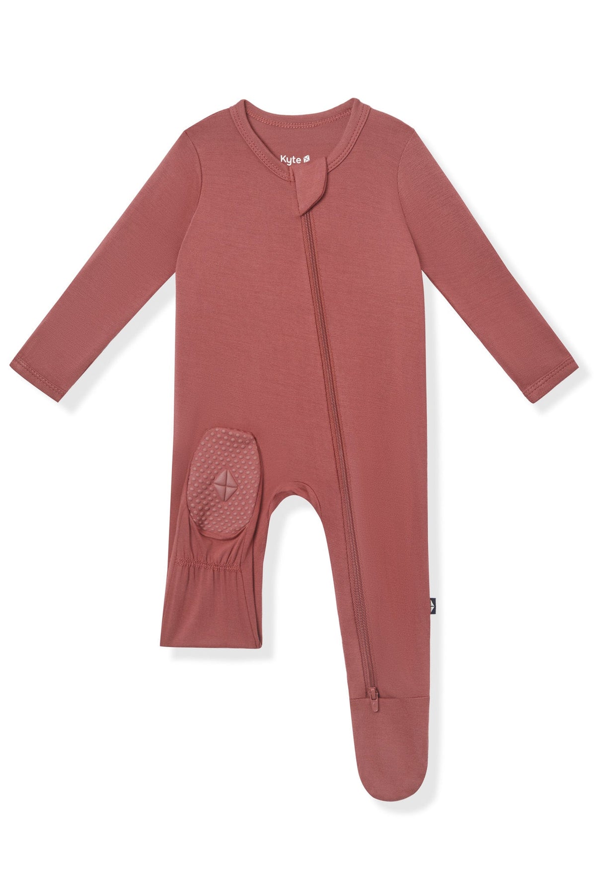 Zippered Footie in Ember