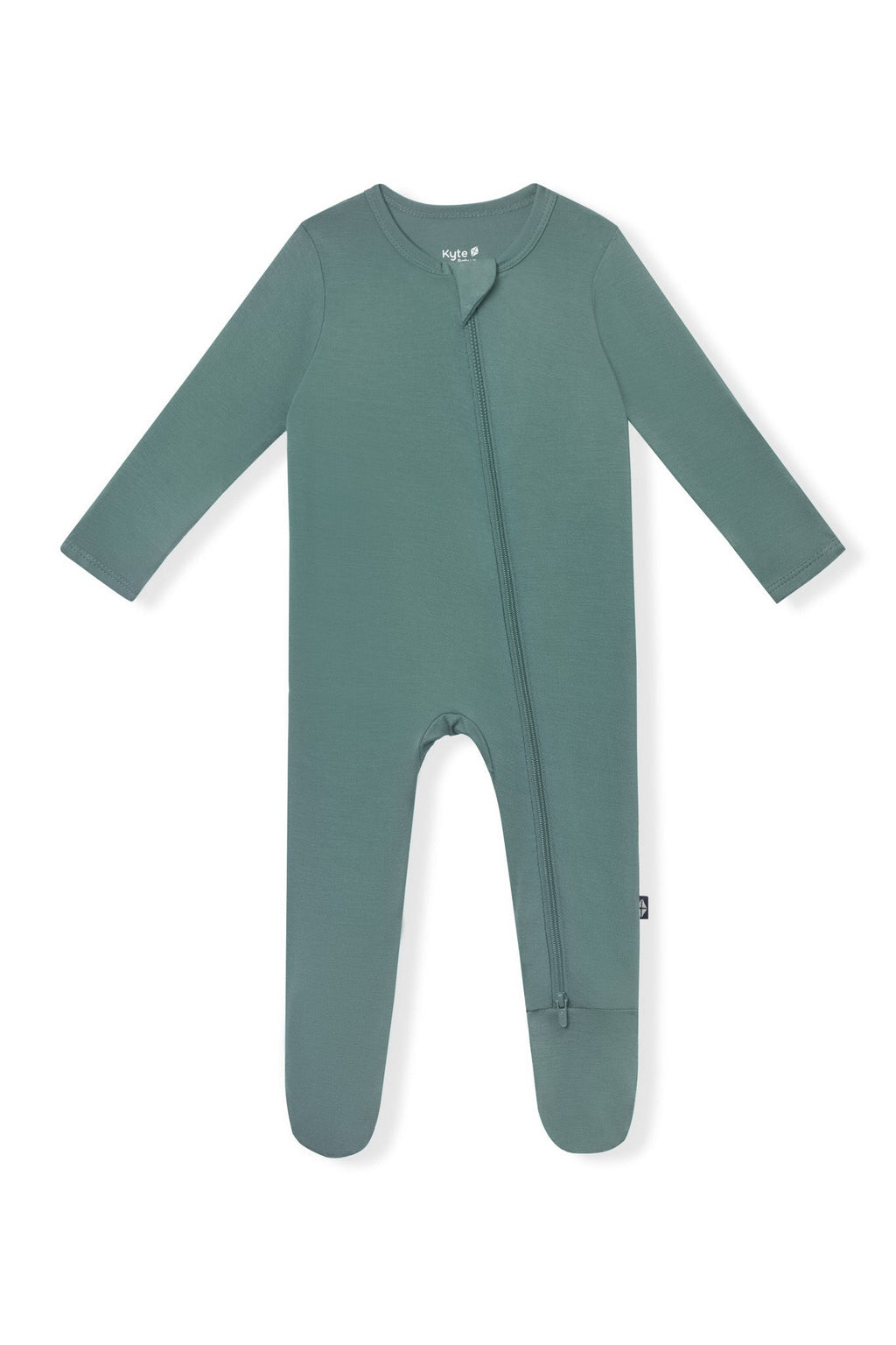 Zippered Footie in Pine