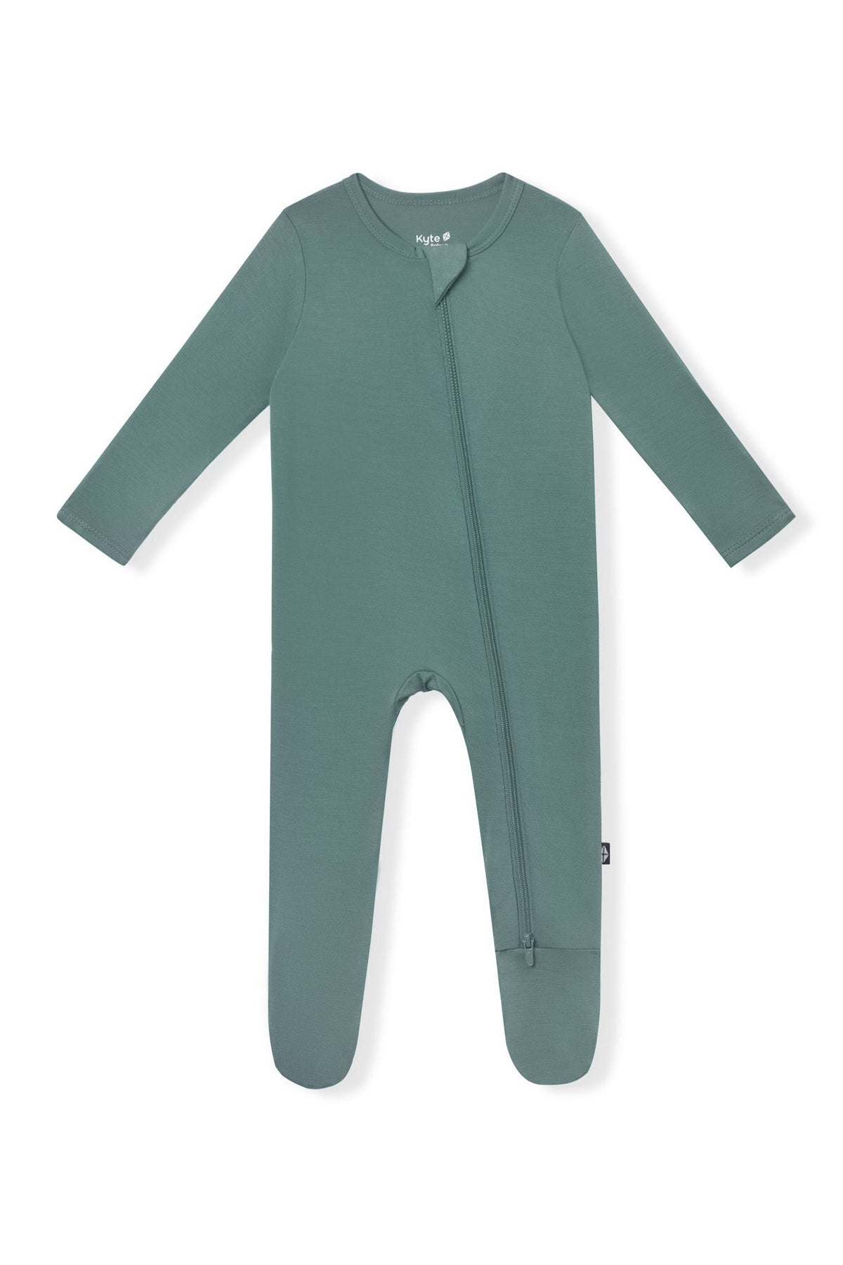 Zippered Footie in Pine