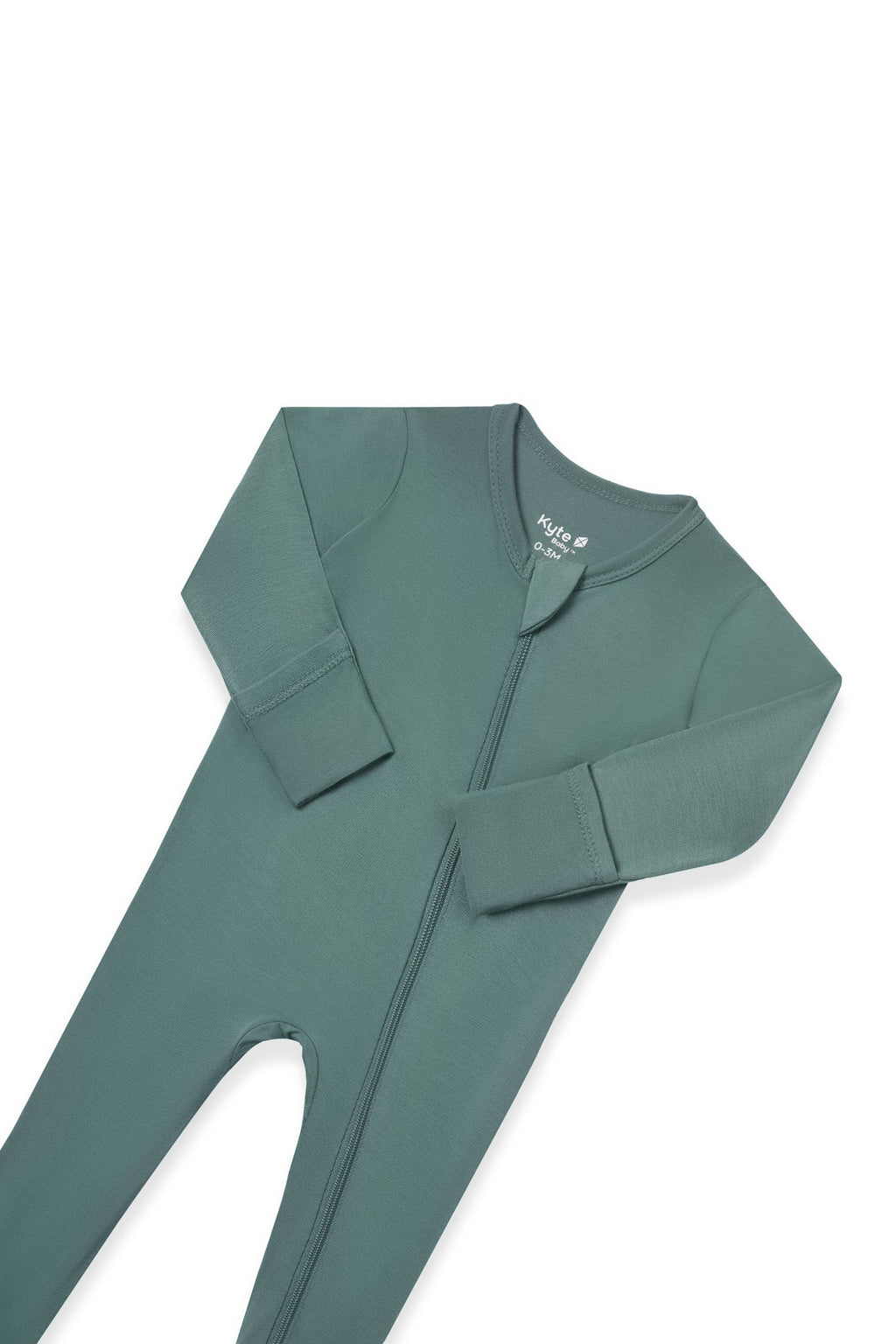 Zippered Footie in Pine