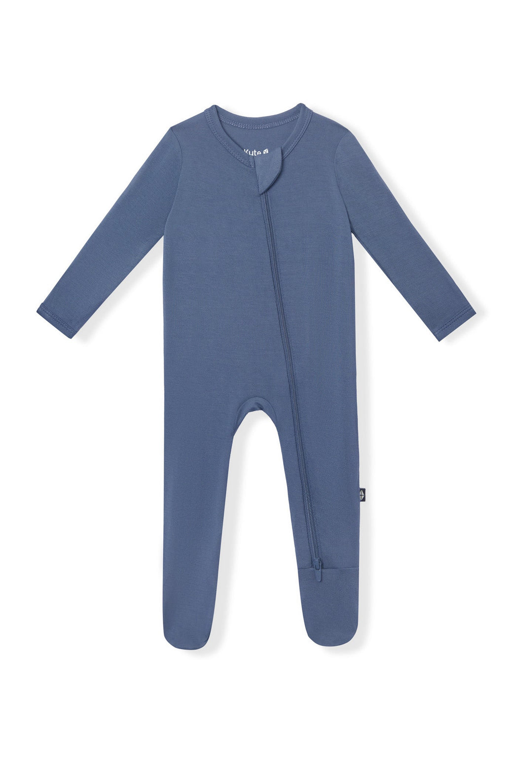 Zippered Footie in Oxford
