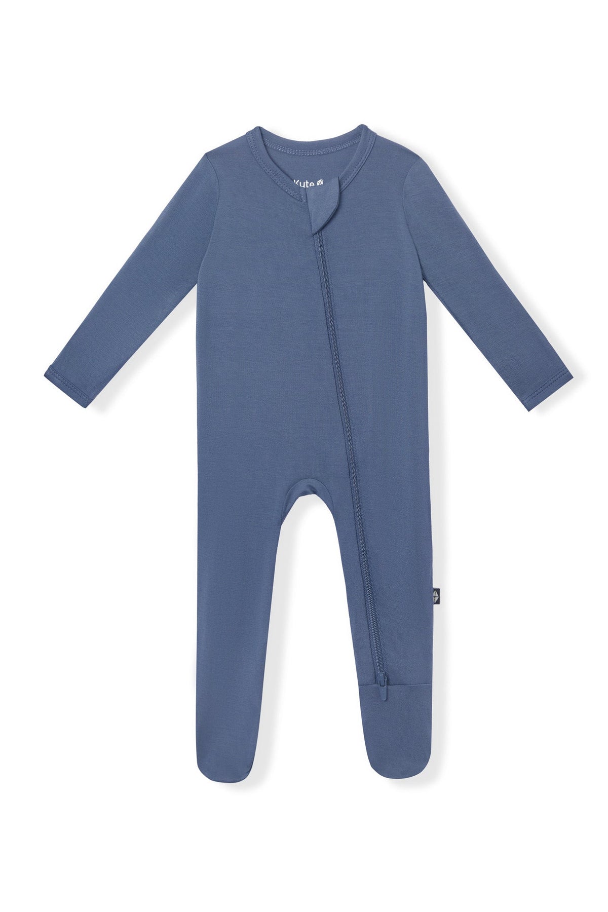 Zippered Footie in Oxford